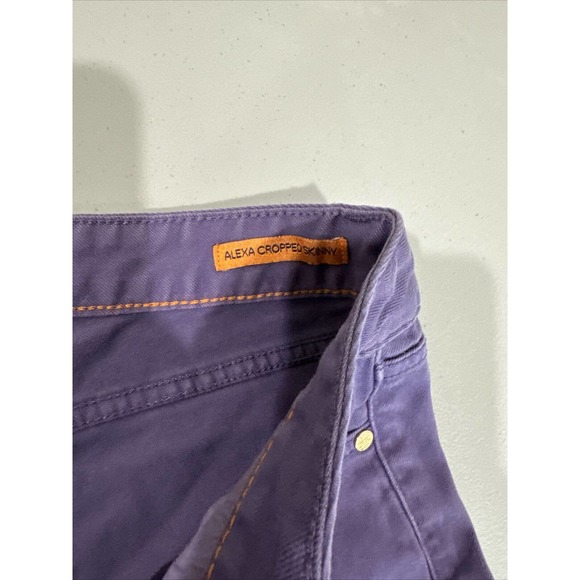 Tory‎ Burch Purple Jeans Women 29 Crop Alexa Cropped Preppy - Picture 14 of 15
